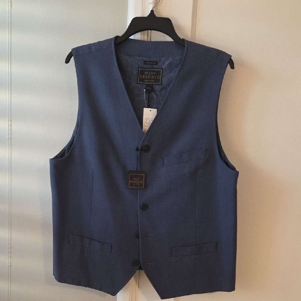 Jos. A. Bank Classic Blue Vest for Men